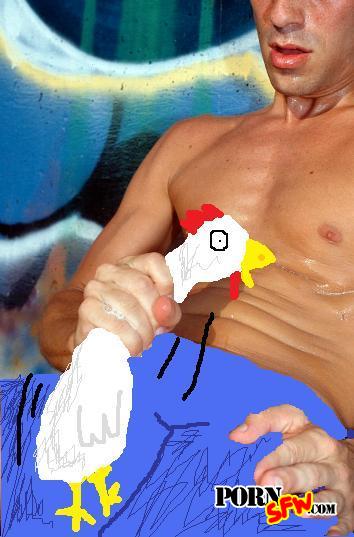 Choking_the_chicken
